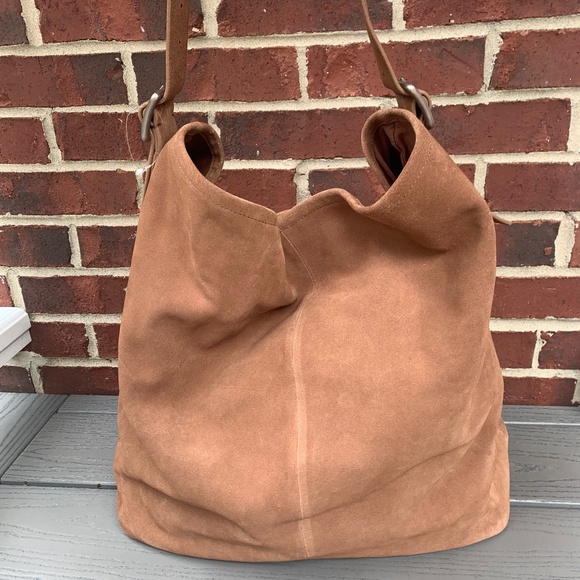 Free People We The Free Honor Suede Hobo Bag - Picture 1 of 14